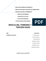 Respuesta Sexual Humana Masculina Femenina y de La Tercera Edad