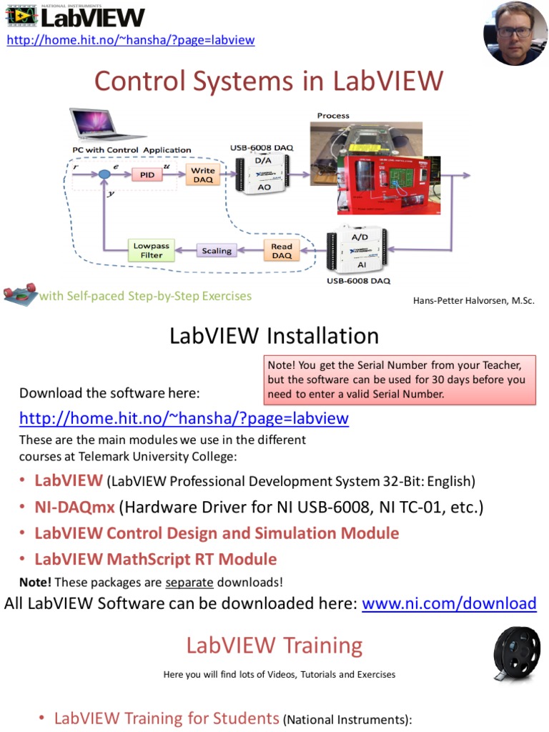 Control Systems in LabVIEW - Overview | PDF | Control System ...