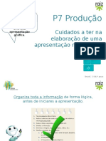 Cuidados a ter na elaboração de uma apresentação multimédia