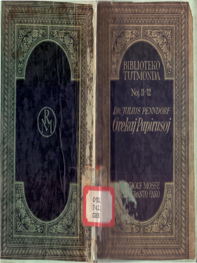 Grekaj Papirusoj Julius Penndorf