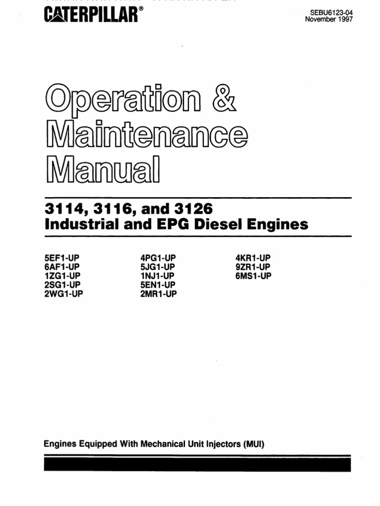 CAT 3116 Engin Part 1 PDF