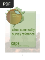 Citrus Commodity Survey Reference