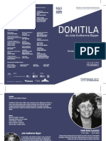 Homenagem A Heidi Lazzarini - Domitila, de João Guilherme Ripper (Programa de Sala)