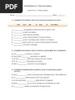 Ficha - Le Passé Composé 1