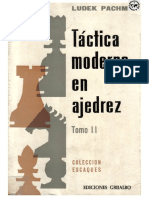 Táctica Moderna en Ajedrez - Tomo II - Ludeck Pachman - Archivo