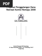 Download Korem - Proposal Penggalangan Dana Retreat Komisi Remaja by Remaja Gki Pamulang SN33858708 doc pdf