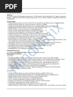 AWS Sample Resume 1