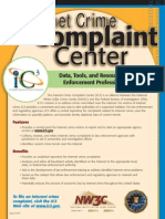 Internet Crime Complaint Center Flyer