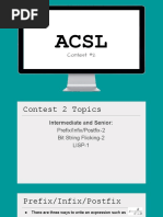 Acsl Contest 2 Notes - Prefix 2finfix 2fpostfix Bit String Flicking Lisp 1