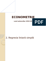 Curs2. Econometrie RLS