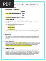 Download Freelancing Contract Revised Template by Jen Hutson SN338594377 doc pdf