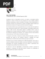 Call-For-Papers IV CHAP Gulbenkian
