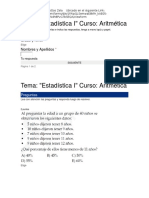 Prueba Online Aritmética