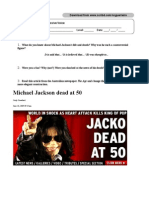 Michael Jackson's death - Advanced