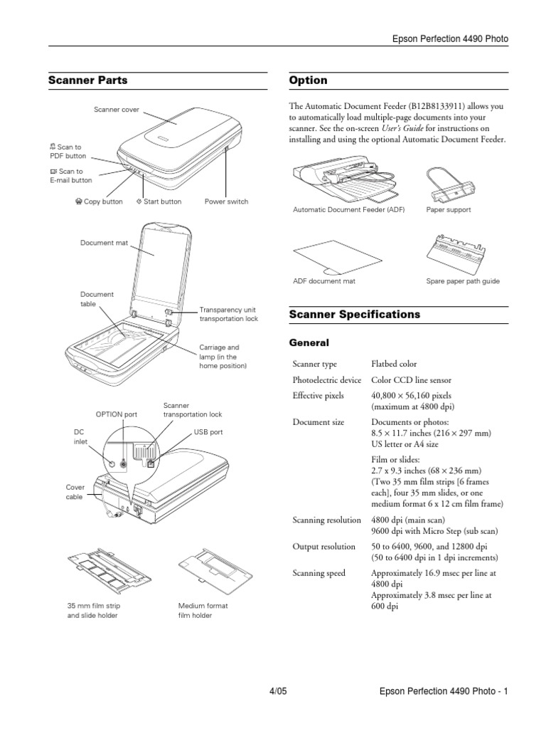 Scanner Parts PDF PDF Image Scanner Usb