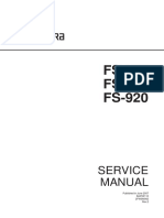 FS-720 FS-820 FS-920: Service Manual