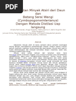 Download Pembuatan Minyak Atsiri Dari Daun Dan by Imam Hamidi SN338603293 doc pdf