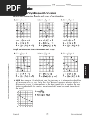 8-3 Practice Answers | PDF | Teaching Mathematics | Mathematical Analysis