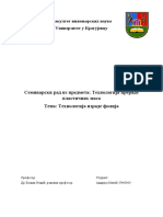 Семинарски Рад-Технологије Прераде Пластичних Маса-Израда Фолија 1