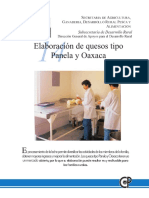 Elaboración de quesos tipo Panela y Oaxaca