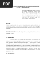 Artigo Científico (Qualidade de Vida)
