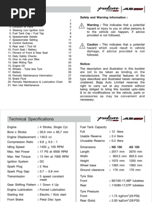 Rouser NS 150 User Manual