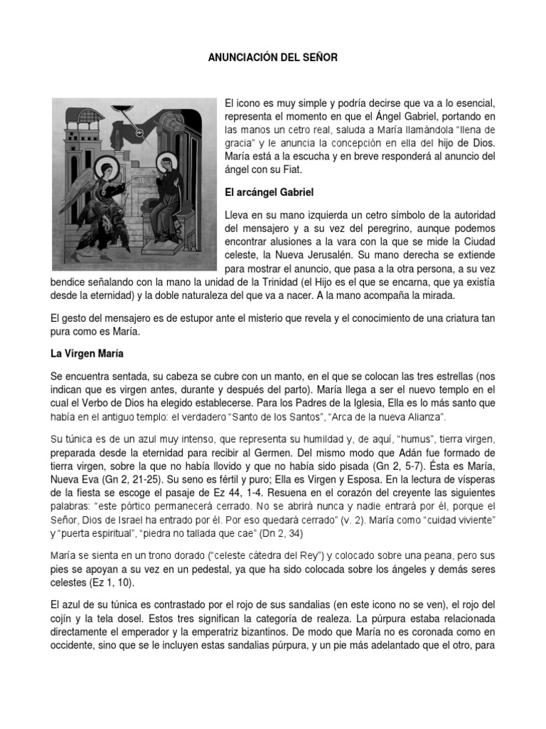 Significados Iconos Camino Neocatecumenal | PDF | María, madre de Jesús ...