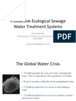 Productive Ecological Sewage Paulo Mellett WET System)