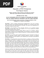 Republic of The Philippines: Ninth Congress