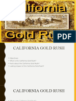 California Gold Rush History Presentation