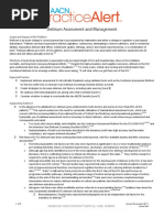 Delirium Assessment and Management