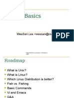 Linux Basics: Weesan Lee
