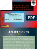 Producción de metanol con tecnología Davy Process