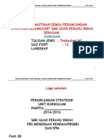 Perancangan Strategik Kurikulum 2014 PBSMR Dan SPM Smkgpi