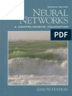 Neural Networks - A Comprehensive Foundation - Simon Haykin PDF