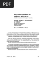 Valoracion Nutricional en Pacientes Quirurgicos