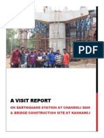 A Visit Report: On Earthquake Station at Chandoli Dam & Bridge Construction Site at Kankawli