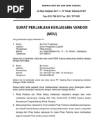 Surat Perjanjian Kerjasama Vendor Renew Pdf
