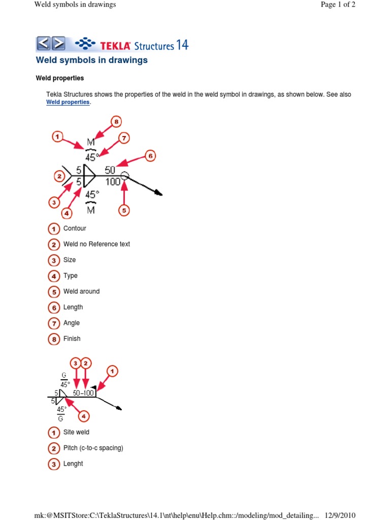 Understanding Weld Symbols in Tekla | PDF | Teaching Mathematics
