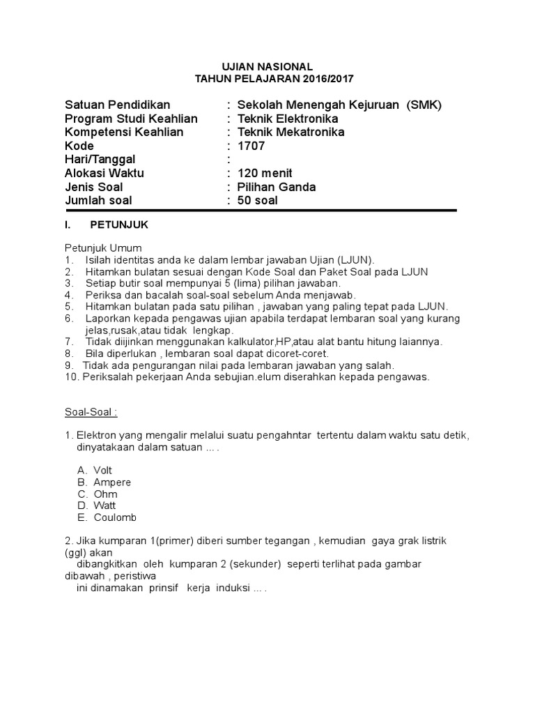 Uas Mekatronika Benar