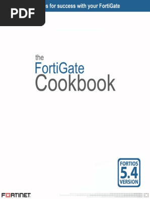 fortigate-cookbook-54pdf | Ip Address | Router (Computing)
