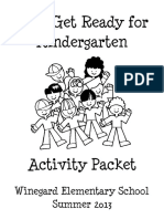 Bridge To Kindergarten Packet 2013 PDF