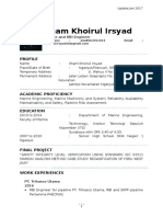 Ilham Khoirul Irsyad: Profile