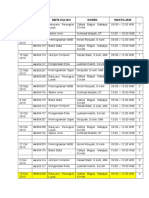 Jadwal Semester III Ok Karyawan