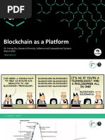 Blockchain As Platform