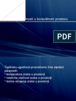 Parametri Ugodnosti U Boravišnom Prostoru