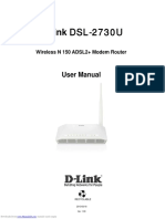 D-Link DSL-2730U: User Manual