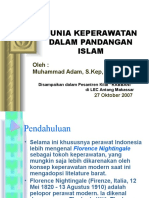 Dunia Keperawatan Dalam Pandangan Islam