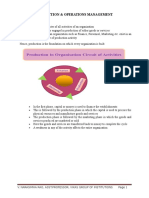 Production & Operations Management: V. Narasimha Rao, Asst - Professor, Vikas Group of Institutions