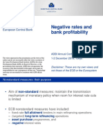 Negative Rates and Bank Profitability